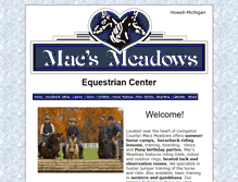 Tablet Screenshot of macsmeadows.com
